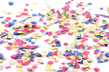 Image showing confetti on white