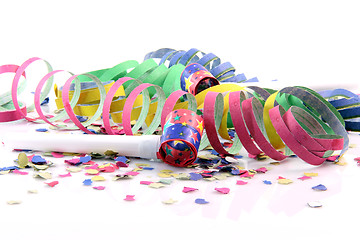 Image showing Confetti streamers blowers