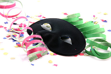 Image showing black mask and party