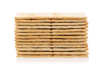 Image showing Stack of crackers