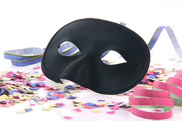 Image showing closeup black mask