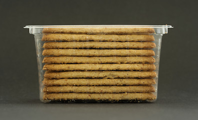 Image showing Crackers in plastic