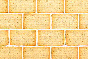 Image showing Simple crackers isolated