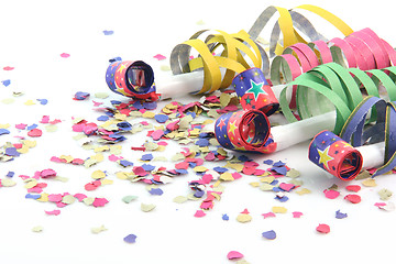 Image showing party blowers