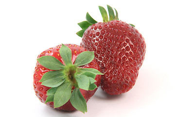 Image showing close-up strawberries