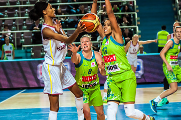 Image showing Girls basketball tournament