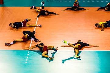 Image showing Male competitions in volleyball