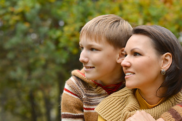 Image showing mother with son