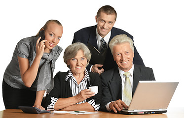 Image showing Group of a businesspeople