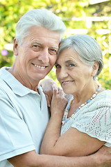 Image showing Loving senior couple 