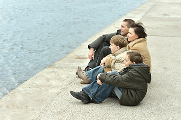 Image showing Happy smiling family 