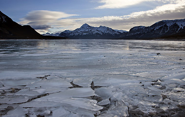 Image showing Abraham Lake Winter