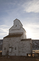 Image showing Grain Elevator near Drumheller