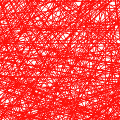 Image showing Abstract Red Line Background.