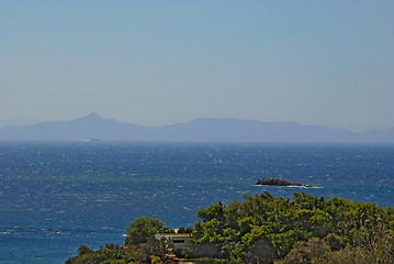 Image showing Landscape with sea views.