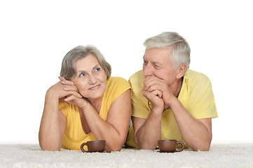 Image showing Cute old couple 