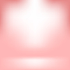 Image showing Empty Studio. Light Pink Abstract Background