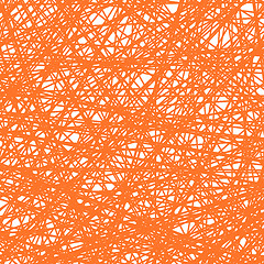 Image showing Grunge Orange Line Pattern