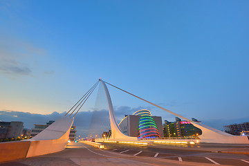 Image showing Samuel Beckett Bridge 