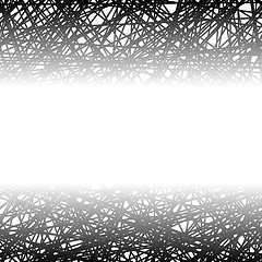 Image showing Abstract Black Line Background.