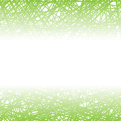 Image showing Abstract Green Line Background.