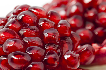 Image showing pomegranate seeds, close-up  