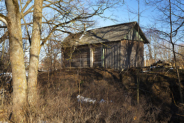 Image showing old wooden house  