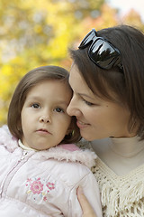 Image showing mom and a little girl