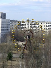 Image showing Ferris wheel in Pripyat