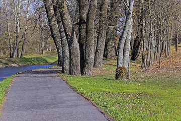 Image showing small paved road  