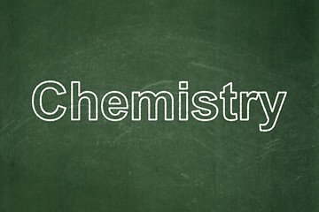 Image showing Education concept: Chemistry on chalkboard background