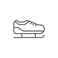 Image showing Skate line icon.