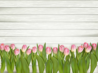 Image showing Beautiful tulips. EPS 10