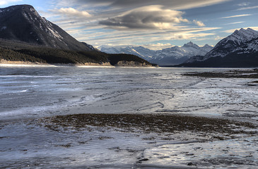 Image showing Abraham Lake Winter