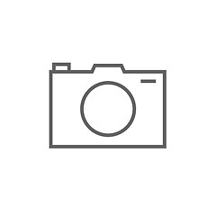 Image showing Camera line icon.