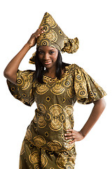 Image showing Ethnic african woman