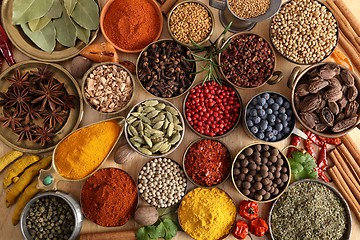 Image showing Indian spices.