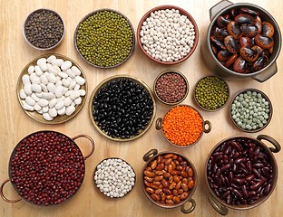 Image showing Lentils, peas and beans.