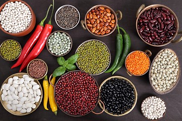 Image showing Lentils, peas and beans.