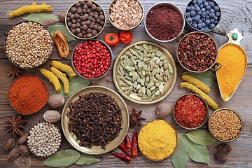 Image showing Indian spices.