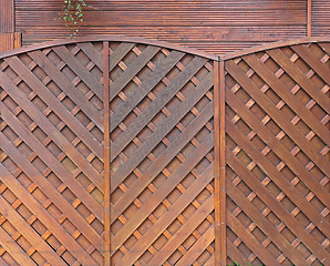 Image showing Wooden Fence Panels