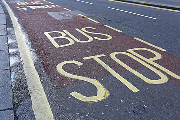 Image showing Bus Stop