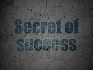 Image showing Finance concept: Secret of Success on grunge wall background