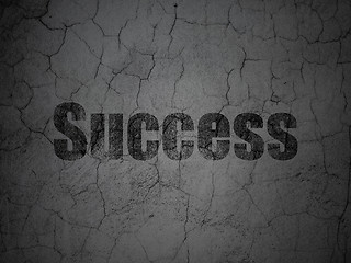 Image showing Business concept: Success on grunge wall background