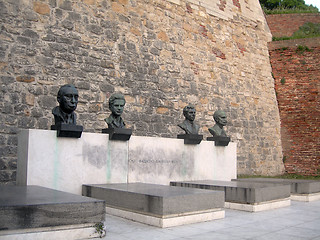 Image showing tomb of national heros and leaders of Serbia Kalemegdan Park For