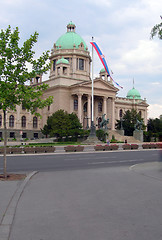 Image showing Serbian Parliament building in Belgrade Serbia Europe