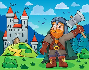 Image showing Dwarf warrior theme image 5