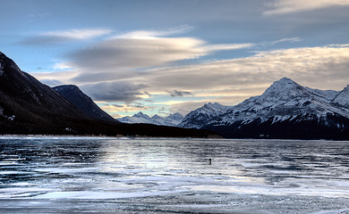 Image showing Abraham Lake Winter