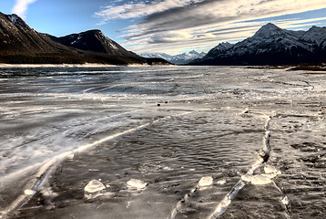 Image showing Abraham Lake Winter