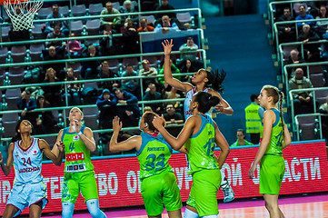 Image showing Girls basketball tournament